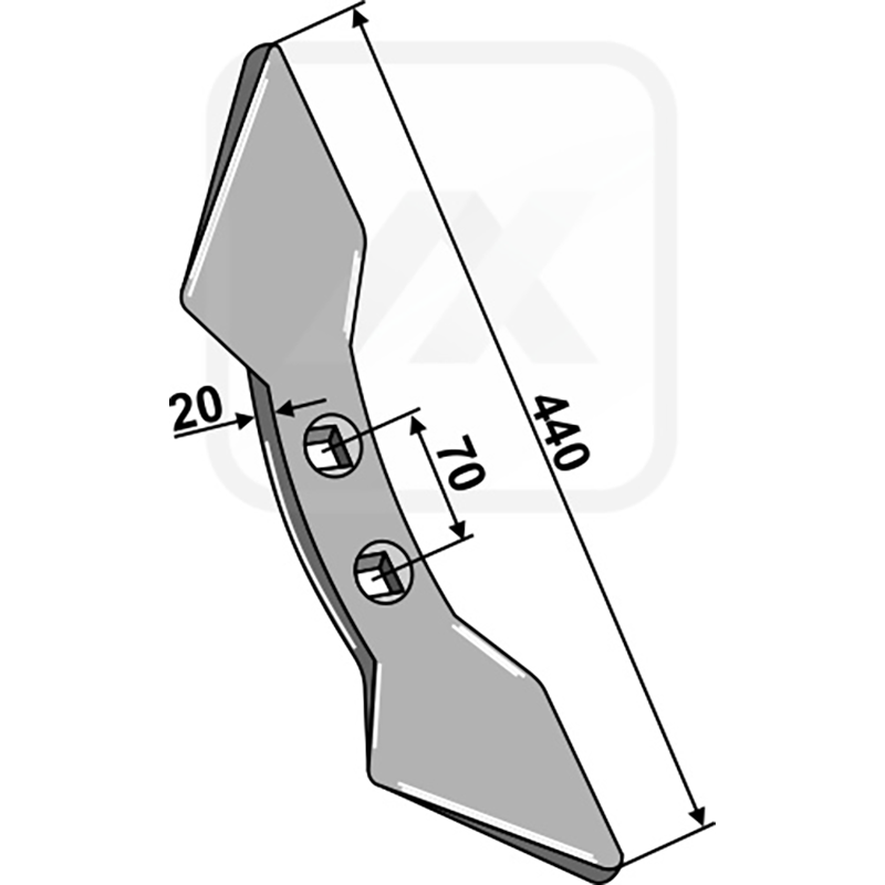 Landwirtschaft Bodenbearbeitung Grubber Schare & Leitbleche Doppelherzschar  70 Rau|Frost|Stoll