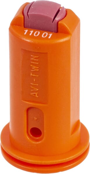 Injektordüse AVI TWIN 110° orange Keramik AVITWIN11001
