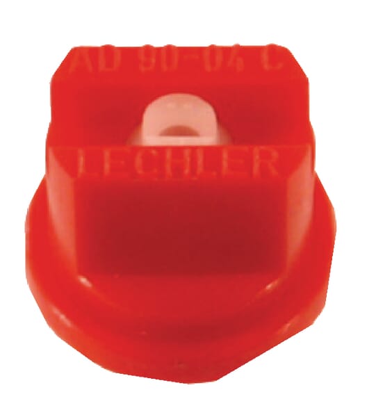 Flachstrahldüse AD 90° rot Keramik AD9004C
