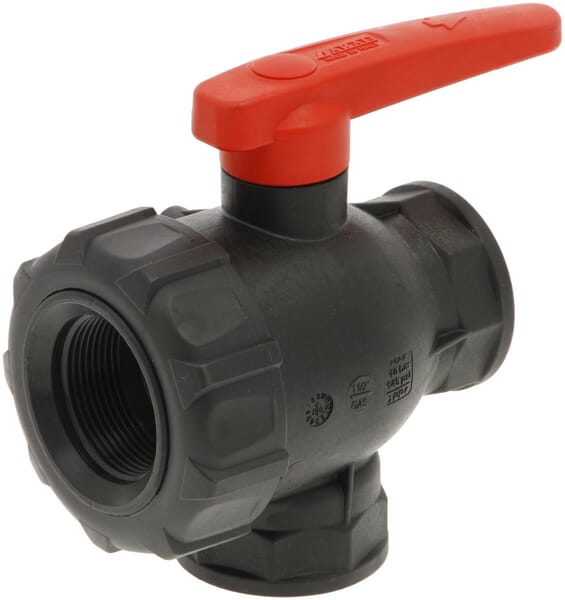 3-Wege Kugelhahn 1 1/2 Zoll ZF1246