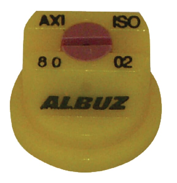 Flachstrahldüse AXI 80° gelb Keramik AXI8002