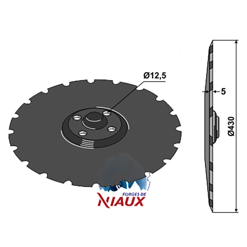 Landwirtschaft Bodenbearbeitung Scheibeneggen Säscheibe gezackt Väderstad|Niaux