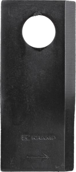 Kramp Mähmesser links 112x49x4 mm, Bohrung Ø 21 mm, geeignet für Pöttinger, 25er-Packung 434969KR