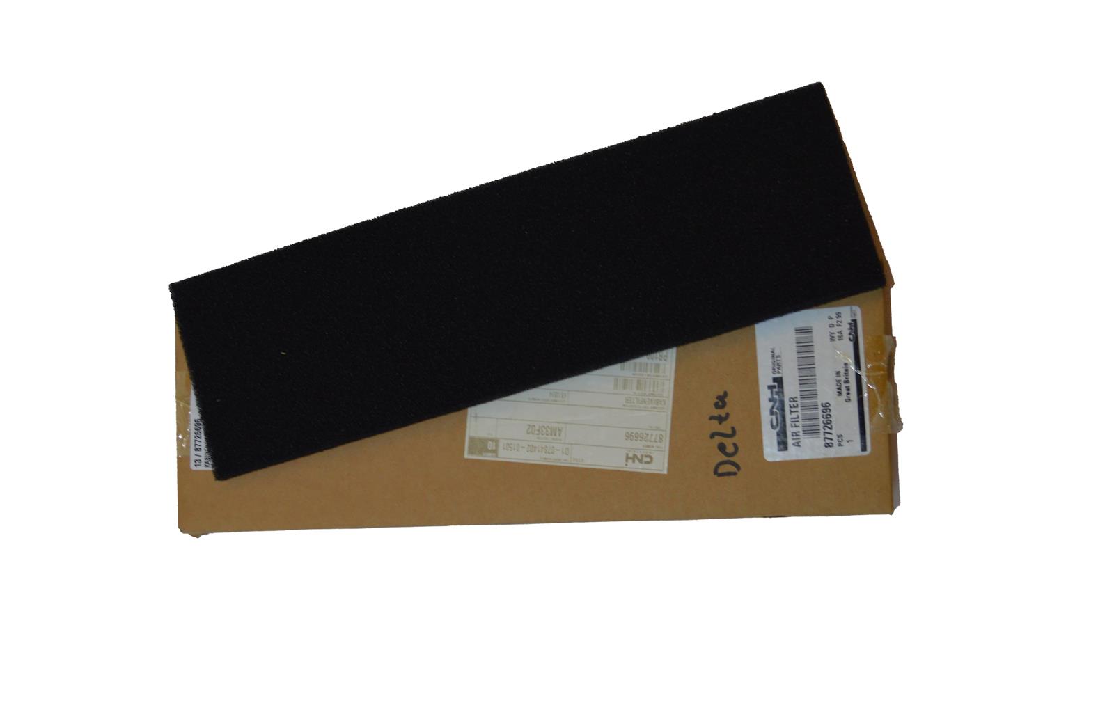 Kabinenfilter für New Holland Traktoren, Radlader/Lader und Mähdrescher sowie FORD Traktoren, Mähdrescher, Radlader/Lader, Ballenpressen und Baggerlader sowie FIAT Traktoren, Mähdrescher und Radlader/Lader sowie Laverda Traktoren und Mähdrescher