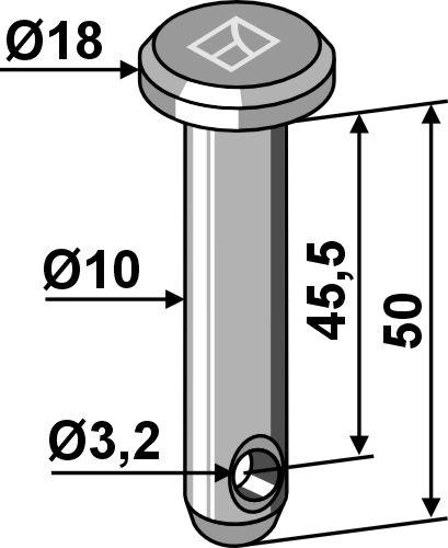 IHOF Splintbolzen Ø10x50