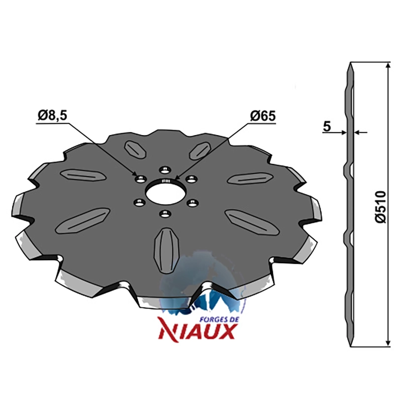 Landwirtschaft Bodenbearbeitung Scheibeneggen Sechscheibe gezahnt gezackt Rabe