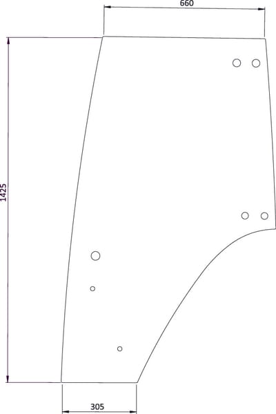 Kramp Türscheibe 117810030020KR