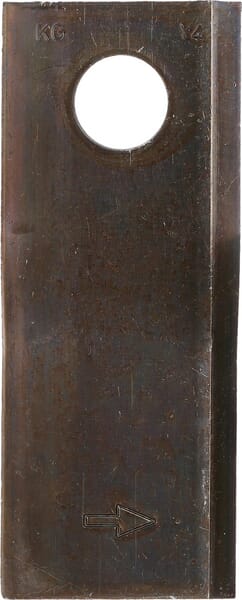 Vicon Mähmesser links 120x48x4 mm, Bohrung Ø 18,50 mm, geeignet für Vicon / Gehl / Lely / New Holland / Pöttinger, 25er-Packung VN9935869901