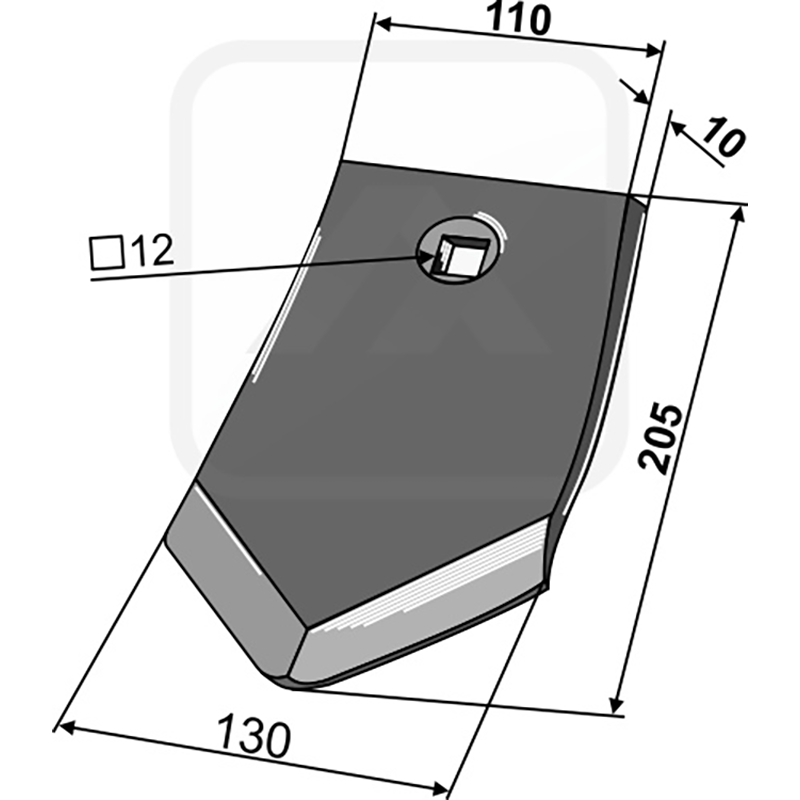 Landwirtschaft Bodenbearbeitung Grubber Schare & Leitbleche Scharspitze Regent