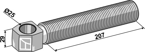IHOF Gelenkspindel Ø25
