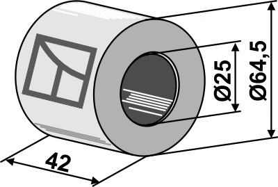IHOF Hartholzlager - Ø25mm
