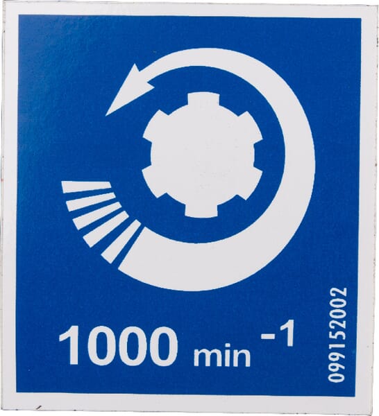 Aufkleber 1000 Min-1 Le. (09915200) von Kuhn
