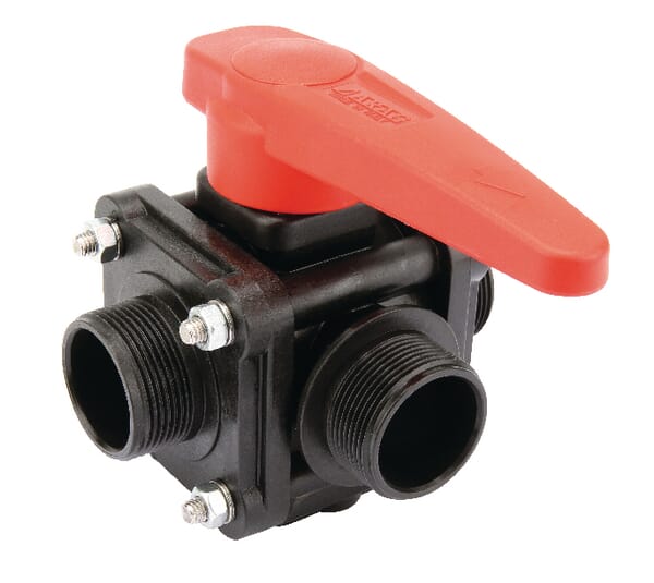 Kugelventil 3 - Wege 1 1/2" M 453015E66