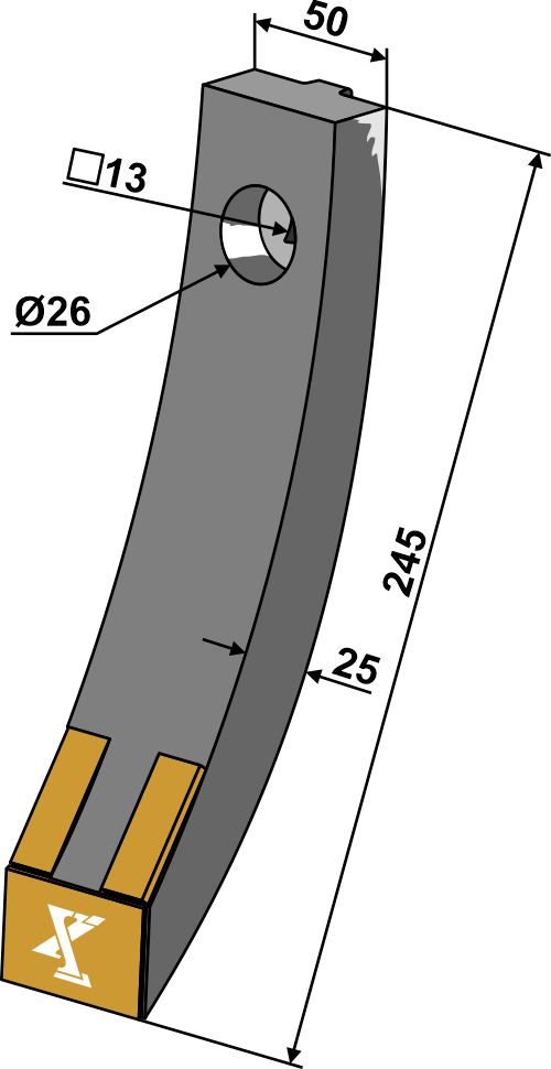 IHOF Scharspitze - Hartmetall
