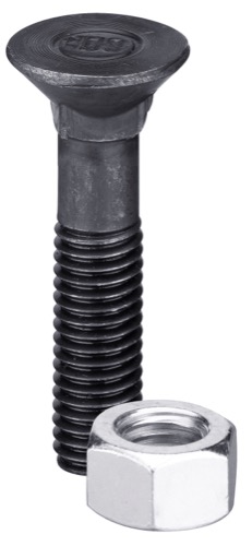 84588 IHOF Pflugschraube DIN608 M8x1,25x45 und Sechskantmutter