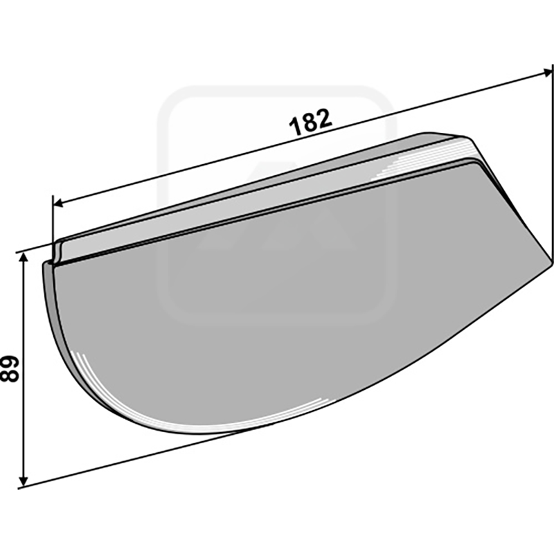 Landwirtschaft Bodenbearbeitung Grubber Schare & Leitbleche Scharspitze für Gülle-Injektor 