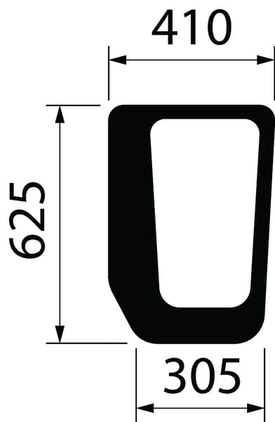 Frontscheibe unten CNH (5096592) von Case IH