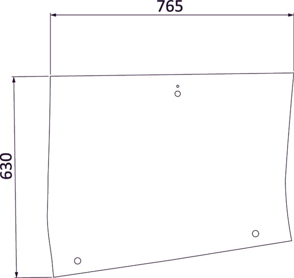 Kramp Seitenscheibe Links 816810040421KR