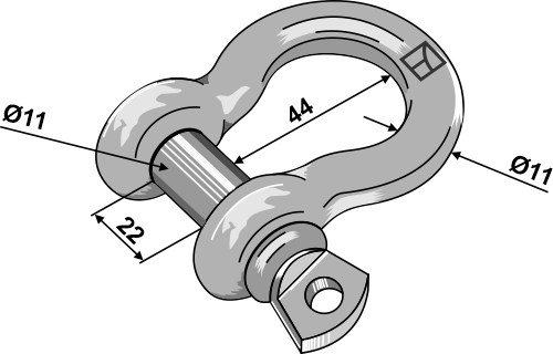 IHOF Schäkel 11,0mm verzinkt