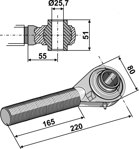 IHOF Spindel M36x3