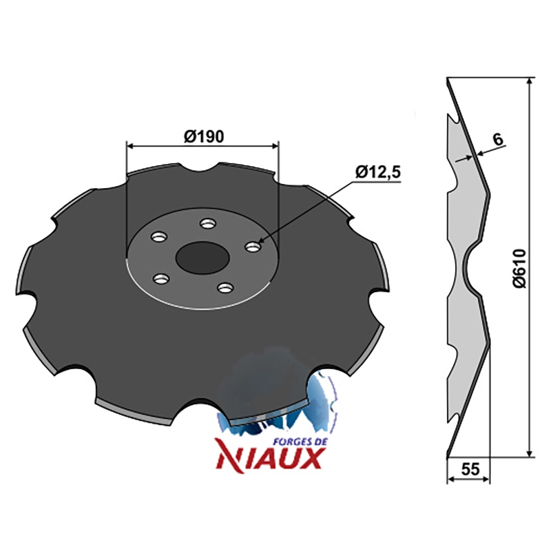Landwirtschaft Bodenbearbeitung Scheibeneggen Scheibe gezackt Väderstad