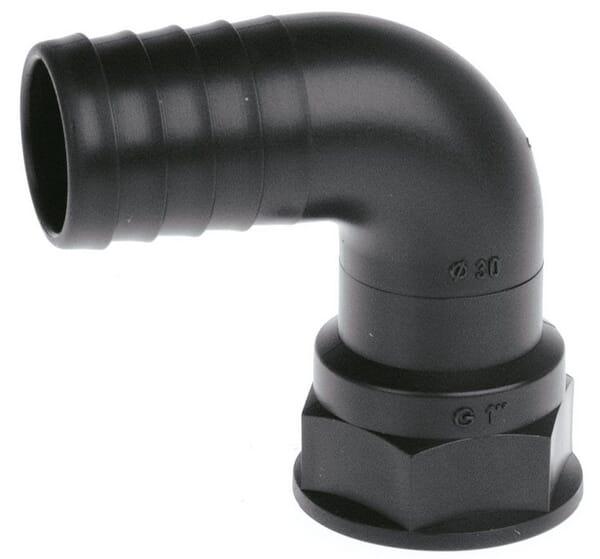 8010251 Schlauchanschluss 90° 30 mm x 1" IG Schlauchanschluss 90° 30 mm x 1" IG 8010251
