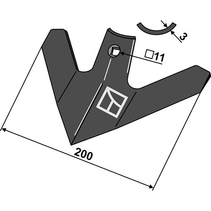 Landwirtschaft Bodenbearbeitung Grubber Schare & Leitbleche Hackschar Steketee