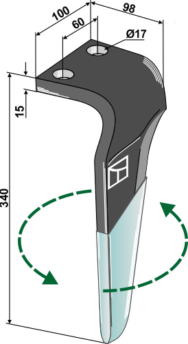 IHOF Kreiseleggenzinken (DURAFACE), links