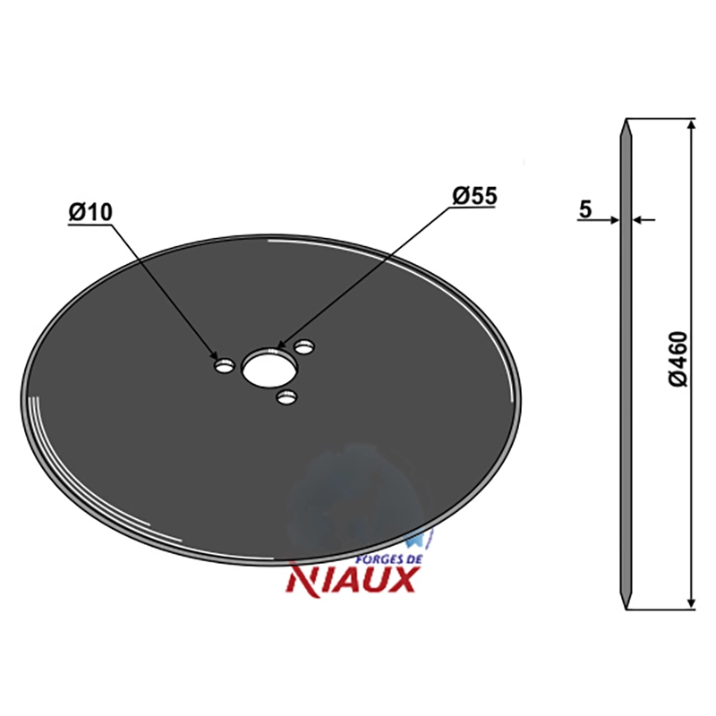 Landwirtschaft Bodenbearbeitung Scheibeneggen Sechscheibe glatt Niaux|Kverneland