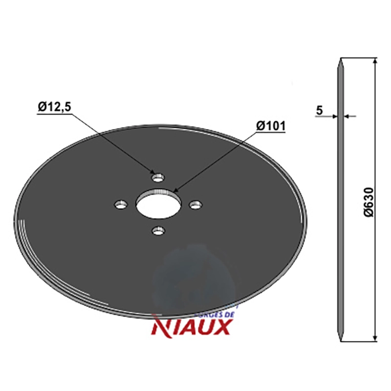 Landwirtschaft Bodenbearbeitung Scheibeneggen Sechscheibe glatt Niaux|KET Weimar