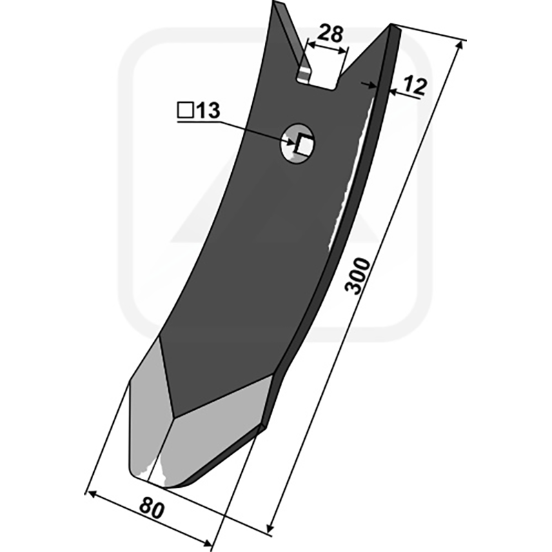 Landwirtschaft Bodenbearbeitung Grubber Schare & Leitbleche Scharspitze - Delta Flex Kongskilde
