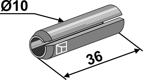 IHOF Spannstift - Ø10x36