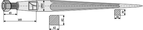 IHOF Frontladerzinken 1100mm