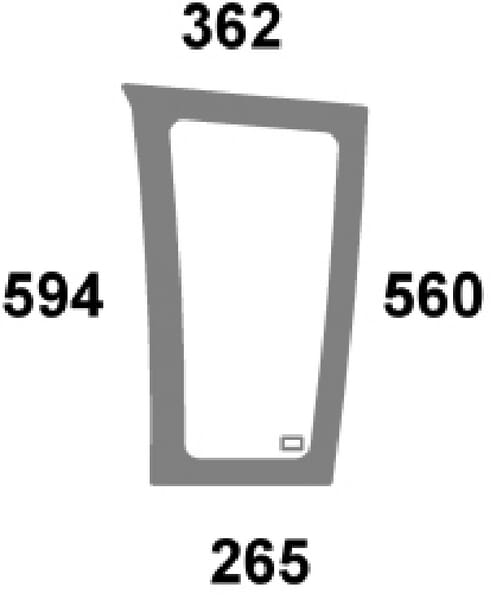 Kramp Frontscheibe unten 916811040071N