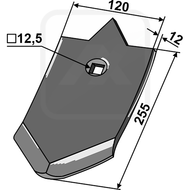 Landwirtschaft Bodenbearbeitung Grubber Schare & Leitbleche Scharspitze Unia