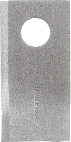 Kramp Mähmesser links 96x48x3 mm, Bohrung Ø 19 mm, geeignet für Pöttinger, 25er-Packung 434979KR