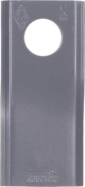 Kramp Mähmesser rechts 105x48x4 mm, Bohrung Ø 19 mm, geeignet für Claas, 25er-Packung 0009492411KR