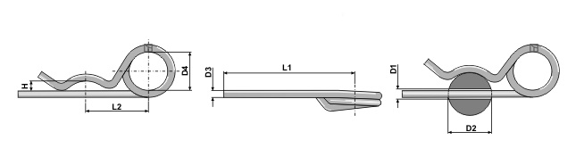 IHOF Federvorstecker nach DIN 11024