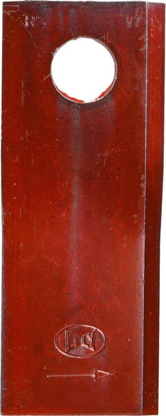 Mähmesser links 120x48x4 mm, Bohrung Ø 18,50 mm, geeignet für Lely (4120114730) von Agco