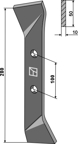 IHOF Messer 280mm