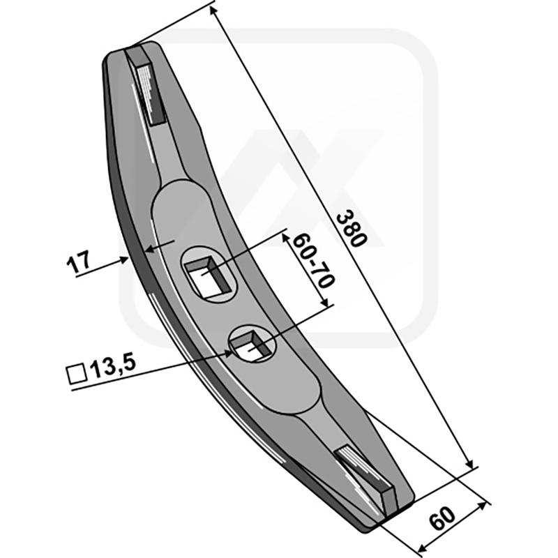 Landwirtschaft Bodenbearbeitung Grubber Schare & Leitbleche Schar 