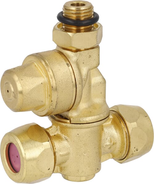 F20002A Doppelter Messingdüsenhalter 1,0/1,2 Doppelter Messingdüsenhalter 1,0/1,2 F20002A