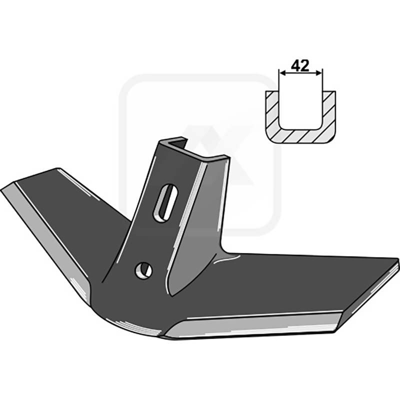 Landwirtschaft Bodenbearbeitung Grubber Schare & Leitbleche Flügelschar Väderstad