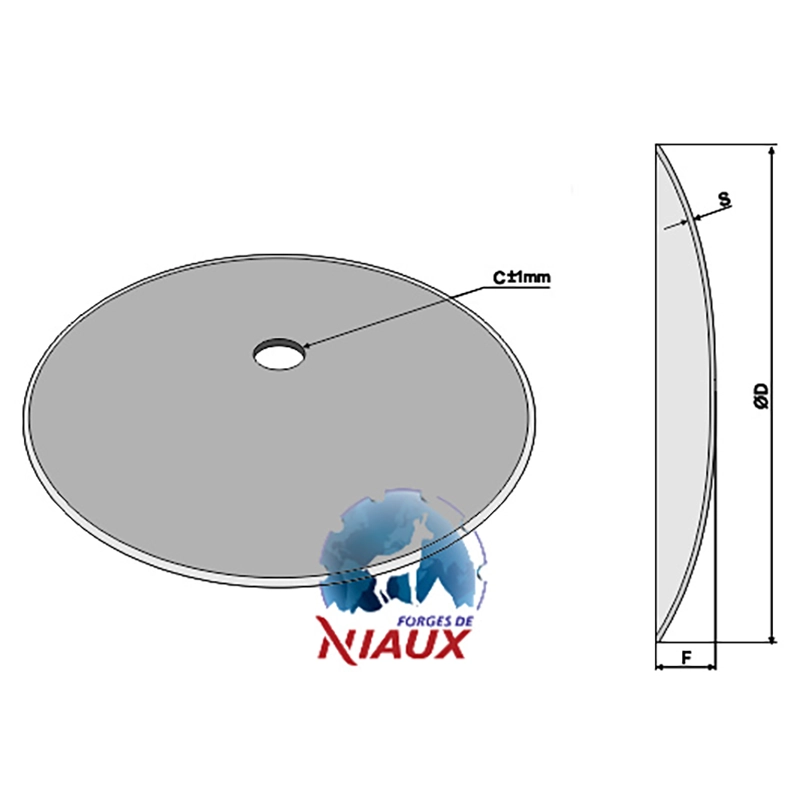 Landwirtschaft Bodenbearbeitung Scheibeneggen Scheibe glatt Niaux