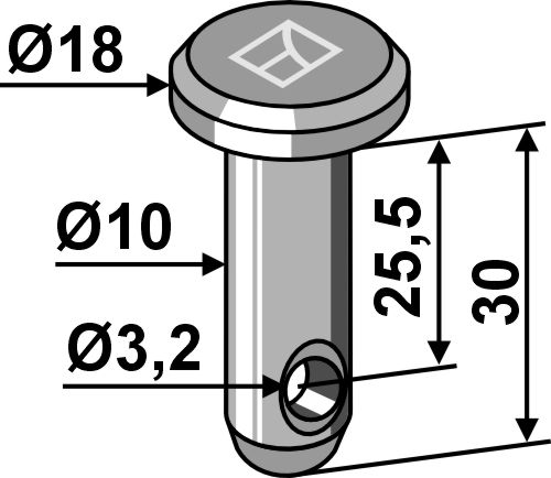 IHOF Splintbolzen Ø10x30