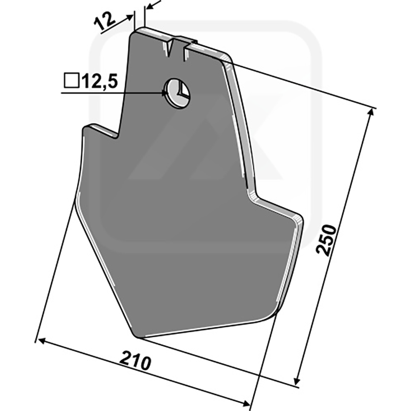 Landwirtschaft Bodenbearbeitung Grubber Schare & Leitbleche Vorschar Väderstad