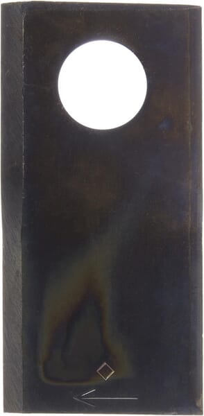 Kramp Mähmesser rechts 100x48x4 mm, Bohrung Ø 21 mm, geeignet für Pöttinger, 25er-Packung 434978KR