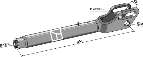 IHOF Hubstangengabel M33x3