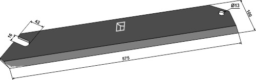 IHOF Ladewagenmesser 575mm
