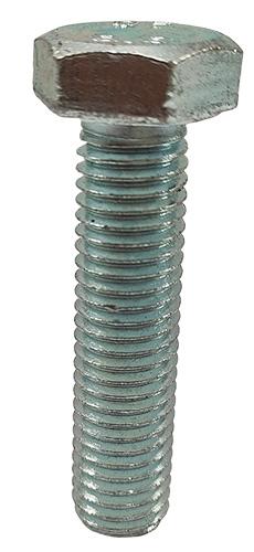 12509338V IHOF Sechskantschraube M12x1,75x450 ohne Mutter - Verzinkt